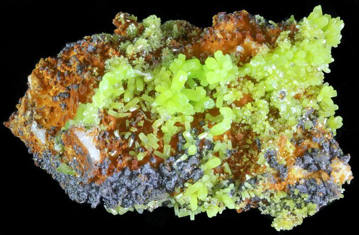 Pyromorphite Crystal Cluster - China #63684